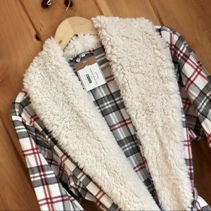 NWT Pottery Barn Holland Plaid Robe